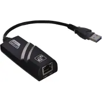 Akyga USB Adapter [1x USB-A 2.0 stekker - 1x RJ45-bus] AK-AD-31 15 cm