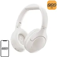 QCY H3 Lite ANC White On-ear draadloze koptelefoon