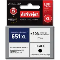 ActiveJet AH-651BRX inktpatroon (vervangt HP 651 C2P10AE; premium kwaliteit; 20 ml; zwart)