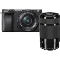 Sony A6400 body zwart + 16-50mm + 55-210mm