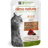 Almo nature HFC Jelly maaltijdzakjes Kattenvoer 6 x 55 g - Tonijnfilet met zeewier