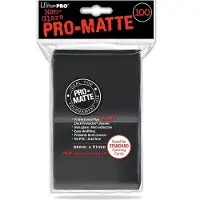 Ultra pro 100 Standard Pro-Matte Deck Protector Sleeves (Zwart)
