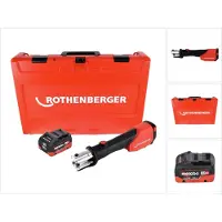 Rothenberger ROMAX 4000 CAS accu-persmachine 18 V 3 kN + 1x accu 10 Ah + koffer - zonder oplader