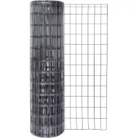 Alberts 604905 draadpaneel Fix-Clip Pro | verschillende lengtes en hoogtes - naar keuze in verschillende kleuren | antracieten kunststof coating RAL 7016 | hoogte 153 cm | lengte 25 m