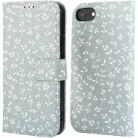 IMoshion Design Bookcase voor de Apple iPhone 17e / 16e - Smoke Green Flowers