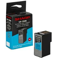 Sharp UX-C80B inktcartridge zwart (origineel)