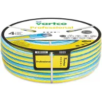 Vartco - 4-lagige Tuinslang 3/4" 50m | Voedsel veilig Anti Twist tuinslang | flexibele slang Tricot vlecht UV-bestendig 25 Bar
