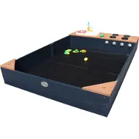 Axi Kelly Zandbak 180 x 115 cm met Speelkeuken Antraciet/bruin