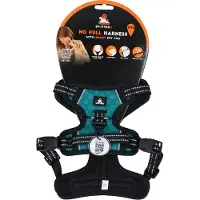 Spotted! Pro Harnas No-Pull – Borstomvang 41-50 cm – Hondentuigje met QR-penning – Hondenharnas anti trek – Waterproof – Maat XXS - Groen