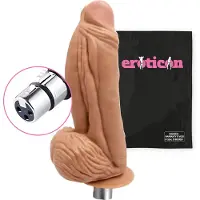 Eroticon Mega Dildo - 26.5cm Lang &amp; 7.5cm Dik - Extreem groot - 3XLR opzetstuk