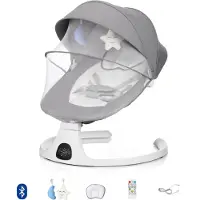 HeppieBabie Elektrische Wipstoel Muziek en Swing Opties - 5 Punts
