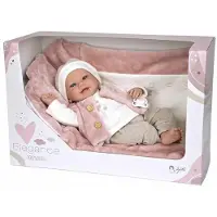 Arias Baby-pop Colin Elegance - - 40 cm - Multikleur - Realistisch gewicht - Kunststof - Modern
