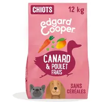 Edgard & Cooper 2x12kg Puppy eend, kip zonder granen - Droog hondenvoer
