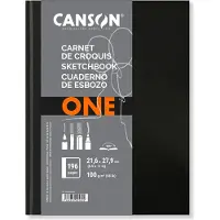 Canson A4+ Schetsboek Zwart 100 g/m² 50 Vellen