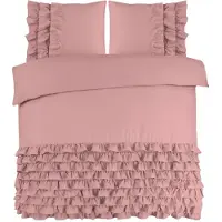 Dreamhouse Dekbedovertrek Cyprus Roze - 200 x 200 cm