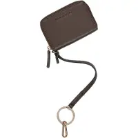 Marc O'Polo Leren Kaarthoes Melissa Zip Wallet Darkbrown Donkerbruin