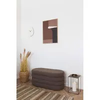 House Nordic Opbergbank Dartford - Bruin - Stof - 103x45x44cm