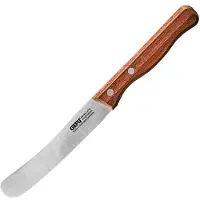 GEFU STULLE Smeermes 11 cm – Ontbijtmes – Duits Lemmetstaal – Walnotenhouten Handgreep