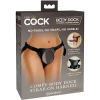 King Cock Elite - strap-on harnas - comfortabel draagbaar - bruin
