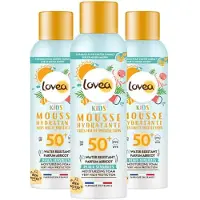 Lovea 3x Sun Zonnebrand Kids Mousse Very High Protection Spf 50+ 150 Ml