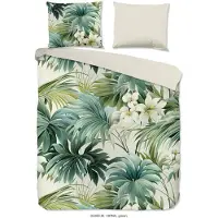 Pure dekbedovertrek Virna - groen - Microvezel - 2-persoons (200x220 + 2st 60x70cm)