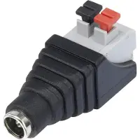 TRU COMPONENTS QT-DC2.1F Zwakstroomverbinder Bus, recht 5.5 mm 5.5 mm 2.1 mm 1 stuk(s)