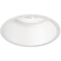 Wever & Ducre Deeper 1.0 LED Spotlight - Inbouwspot voor Valse Plafond White Matt | 3000 K | Standard 34°