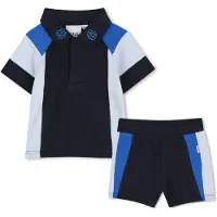 BOSS Set 'Completo blu per neonato' blauw