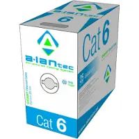 A-Lan Netwerkkabel - ALAN - KIU6PVC305 - Cat6 U/UTP - 305 m - Grijs