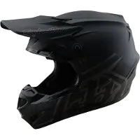 Troy Lee Designs GP Pro Mono, motorcrosshelm ,Mat Zwart/Donkergrijs ,M