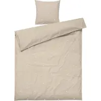 Juna Daisy dekbedovertrek 150x210 cm Zand-wit
