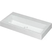 Ink wastafel momento polystone zonder kraangat 90 cmx45 cmx9 cm glans wit 3421020
