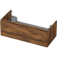 Ink Onderkast 1 lade greeploos met houten keerlijst 100 cm x 45 cm x 35 cm Noten 1257547