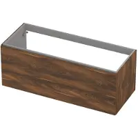 Ink Onderkast 1 lade softclose met greep hout decor 120 cm x 48 cm x 45 cm Noten 1258032