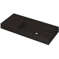 Ink Wastafel Momento 1000x450x90 mm Quartz zwart 3421238