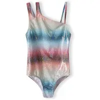 MINOTI Badpak blauw / oudroze / zwart