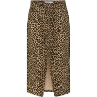 Vero Moda Rok 'VERI' donkerbeige / brokaat / zwart