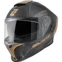 Bogotto Phantom Carbon Zwart Goud Integraalhelm Maat M