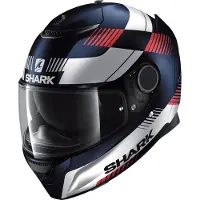 Shark Spartan Strad helm, blauw mat/rood, maat XS (53/54)