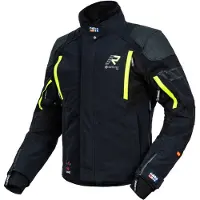 Rukka Shield-R Zwart Geel Textiele Motorjas Maat 62