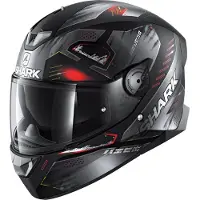 Shark Skwal 2 Venger KAR Mat Zwart Antraciet Rood Integraalhelm Maat XS