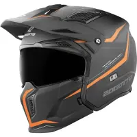 Bogotto Radic WN-ST 22.06 Zwart Oranje Jethelm Maat 2XL
