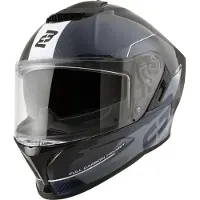 Bogotto Phantom Combo Carbon Zwart Wit Blauw Integraalhelm Maat L