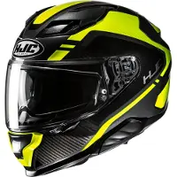 HJC F71 Tozz Zwart Groen Geel Integraalhelm Maat XS