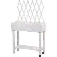 Dobar Moestuinbak met rek (Wit)