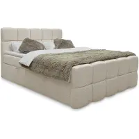Juskys Boxspring Calgary - Incl. Opbergruimte - Beige