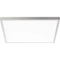 Sigor LED-paneel Fled, wit / opaal, Woon-/ Eetkamer, Kunststof, Modern, LED plafondlamp