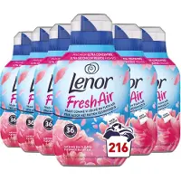 Lenor 6x Wasverzachter Fresh Air Bloesem 36 Wasbeurten 504 Ml
