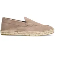 Manfield Beige suède espadrilles | Maat 43
