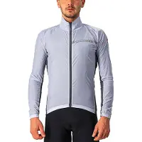Castelli Squadra Stretch Lange Mouw Jas Grijs/Zwart || Maat: S
